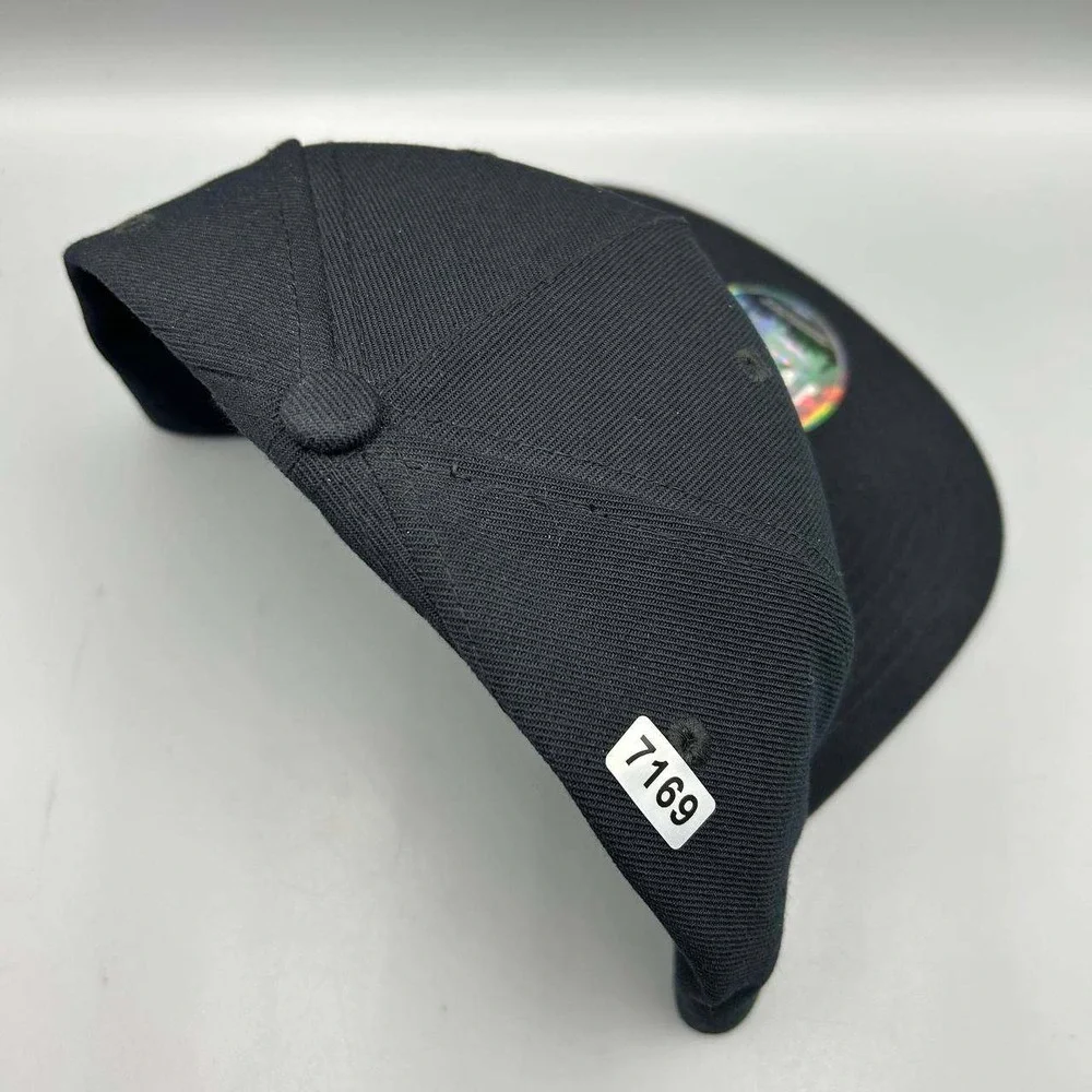Air Jordan Hat Men Black Purple Embroidered Jumpman Snap Back Cap